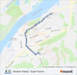 29 Route: Schedules, Stops & Maps - Захарен Завод / Sugar Factory (Updated)
