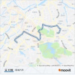 43路 Route: Schedules, Stops & Maps - 南城汽车 (Updated)