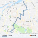 56路 Route: Schedules, Stops & Maps - 上桥首末 (Updated)