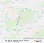 912 Route: Schedules, Stops & Maps - Bzenec, Železniční Stanice (Updated)