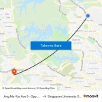Ang Mo Kio Ave 9 - Opp Amk Police Div Hq (55309) to Singapore University Of Social Sciences (Suss) with public transportation