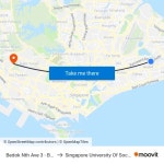 Bedok Nth Ave 3 - Blk 109 (84529) to Singapore University Of Social Sciences (Suss) with public transportation