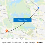 Ang Mo Kio Ave 6 - Castle Green (55171) to Ngee Ann Polytechnic with public transportation