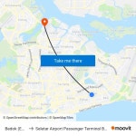 Bedok (EW5) to Seletar Airport Passenger Terminal Building with public transportation