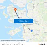 부천시, 경기도 to 강화군, 인천시 with public transportation