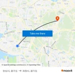 안산시, 경기도 to 과천시, 경기도 with public transportation