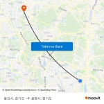 용인시, 경기도 to 광명시, 경기도 with public transportation