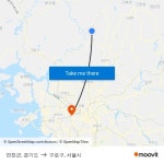 연천군, 경기도 to 구로구, 서울시 with public transportation