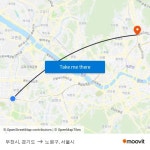 부천시, 경기도 to 노원구, 서울시 with public transportation