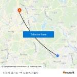 이천시, 경기도 to 노원구, 서울시 with public transportation