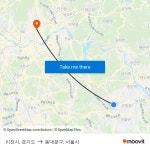 이천시, 경기도 to 동대문구, 서울시 with public transportation