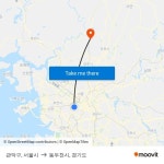 관악구, 서울시 to 동두천시, 경기도 with public transportation