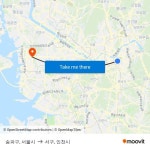 송파구, 서울시 to 서구, 인천시 with public transportation
