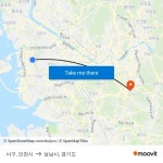 서구, 인천시 to 성남시, 경기도 with public transportation