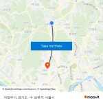 의정부시, 경기도 to 성북구, 서울시 with public transportation