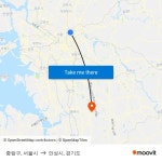 중랑구, 서울시 to 안성시, 경기도 with public transportation