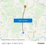 성북구, 서울시 to 양주시, 경기도 with public transportation