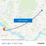 성북구, 서울시 to 양천구, 서울시 with public transportation
