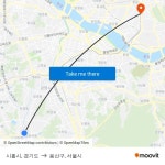 시흥시, 경기도 to 용산구, 서울시 with public transportation