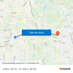 Suwon, Gyeonggi Province to Icheon-si, Gyeonggi-do with public transportation