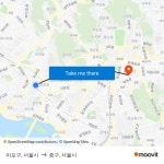 마포구, 서울시 to 중구, 서울시 with public transportation