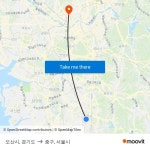 오산시, 경기도 to 중구, 서울시 with public transportation