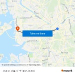 서초구, 서울시 to 중구, 인천시 with public transportation