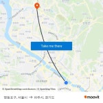 영등포구, 서울시 to 파주시, 경기도 with public transportation