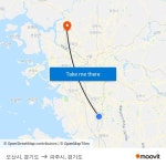 오산시, 경기도 to 파주시, 경기도 with public transportation