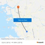 오산시, 경기도 to 파주시, 경기도 with public transportation