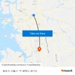 종로구, 서울시 to 평택시, 경기도 with public transportation