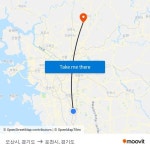 오산시, 경기도 to 포천시, 경기도 with public transportation
