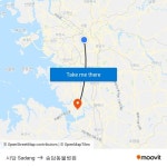 사당 Sadang to 송담동물병원 with public transportation