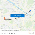 서울 Seoul to 열우물경기장 with public transportation
