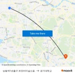 Sangdong Station Exit 1/Bucheon Terminal Sopung to Kyonggi University with public transportation