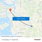 사당 Sadang to 마송한의원 with public transportation
