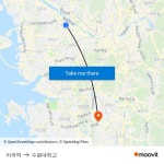 마곡역 to 수원대학교 with public transportation