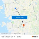 역곡1동주민센터입구 to 수원대학교 with public transportation