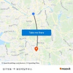 압구정동 to 동탄제일주유소 with public transportation