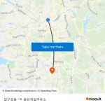 압구정동 to 동탄제일주유소 with public transportation