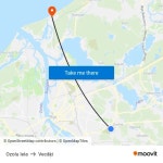 Ozolu Iela to Vecāķi with public transportation