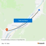 Ala to Avio with public transportation