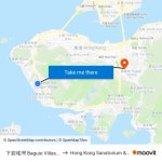 搭乘公共交通工具從的下碧瑤灣 Baguio Villas (Lower)到Hong Kong Sanatorium & Hospital