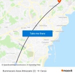 Bummacaro Service Road (2) to Cerza with public transportation