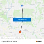Bălțești | Meri to Berceni with public transportation