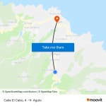 Calle El Cabo, 4 to Agulo with public transportation