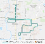 T461 Route: Schedules, Stops & Maps - MRT Kajang Pintu A - Taman Kajang Utama (Updated)