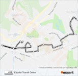 416 Route: Schedules, Stops & Maps - Kapolei Transit Center (Updated)
