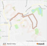 8 Route: Schedules, Stops & Maps - Bennett Valley (Updated)