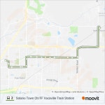 2 Route: Schedules, Stops & Maps - Fairfield Vacaville Train Station (Updated)